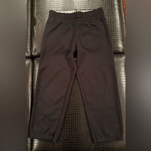 Youth Baseball Pants Black Size Small